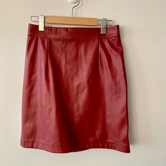 **NEVER WORN** Dynamite Leather Skirt - Picture 2 of 2